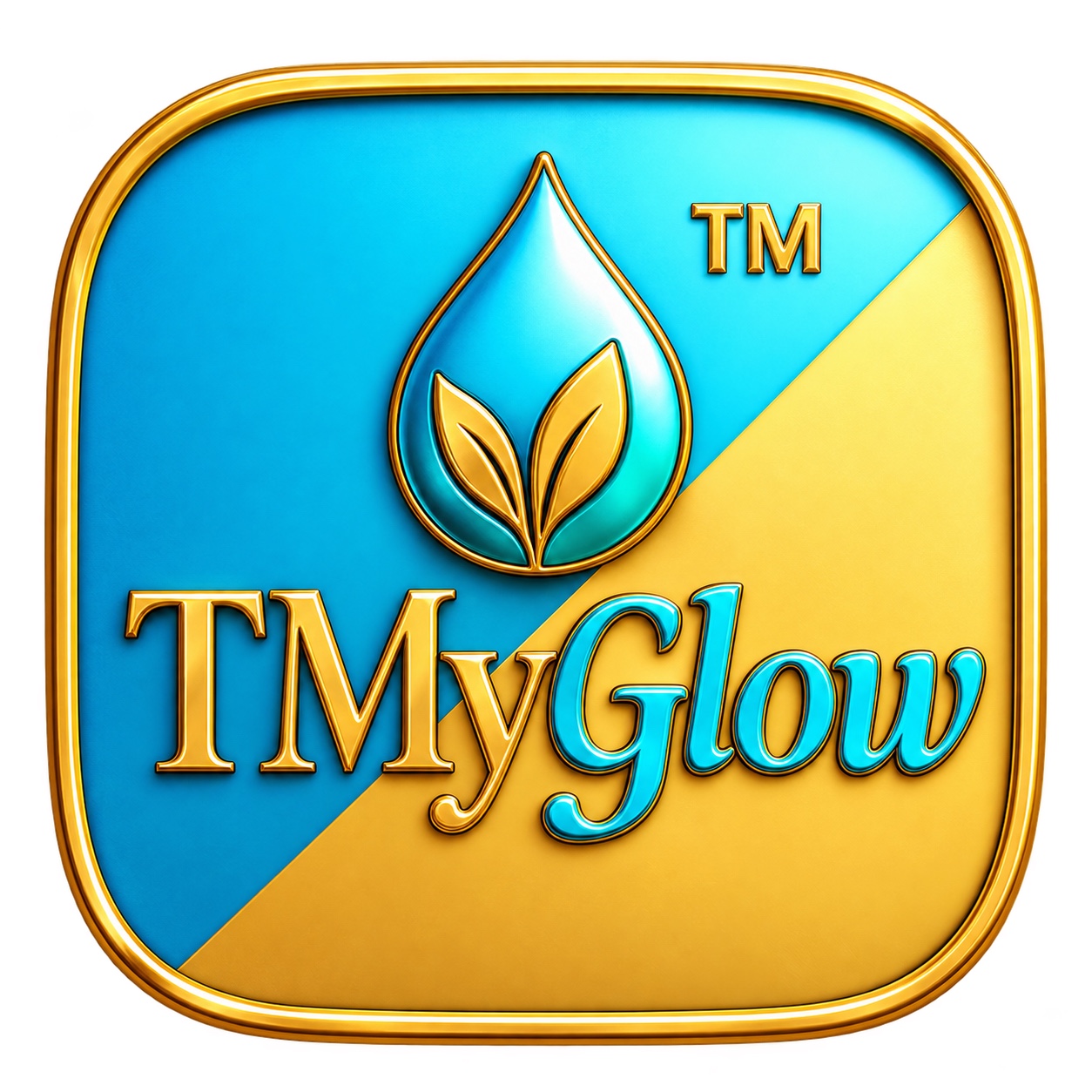 TMyGlow logo with trademark